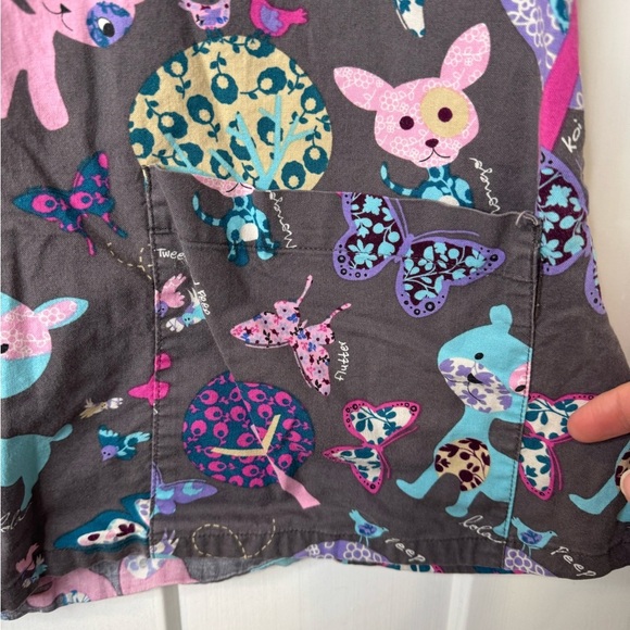 Koi by Kathy Peterson Printed Scrub Top Size L F1.2 - Picture 2 of 10